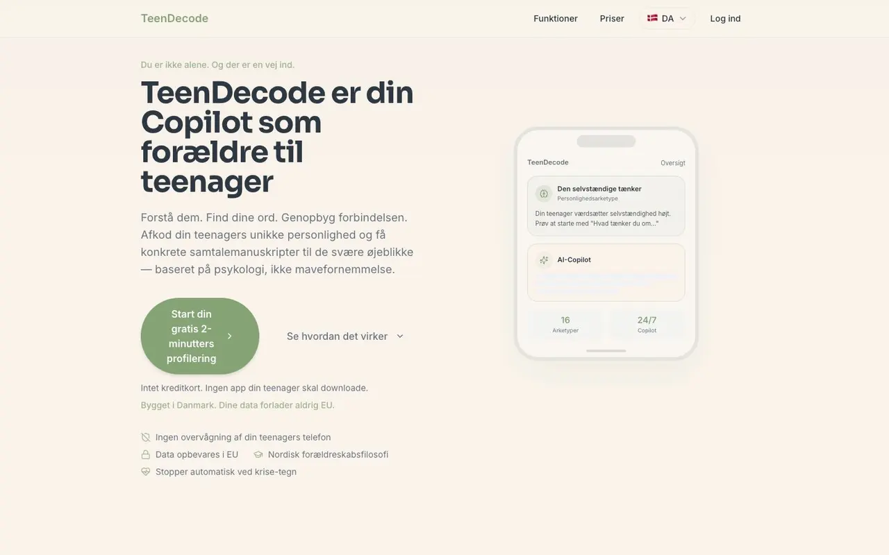 TeenDecode — Forstå din teenager og find de rigtige ord.